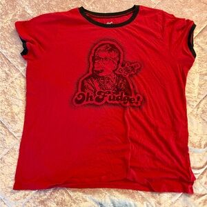 Torrid Red A Christmas Story Ralphie Graphic Tee Size 3 3X